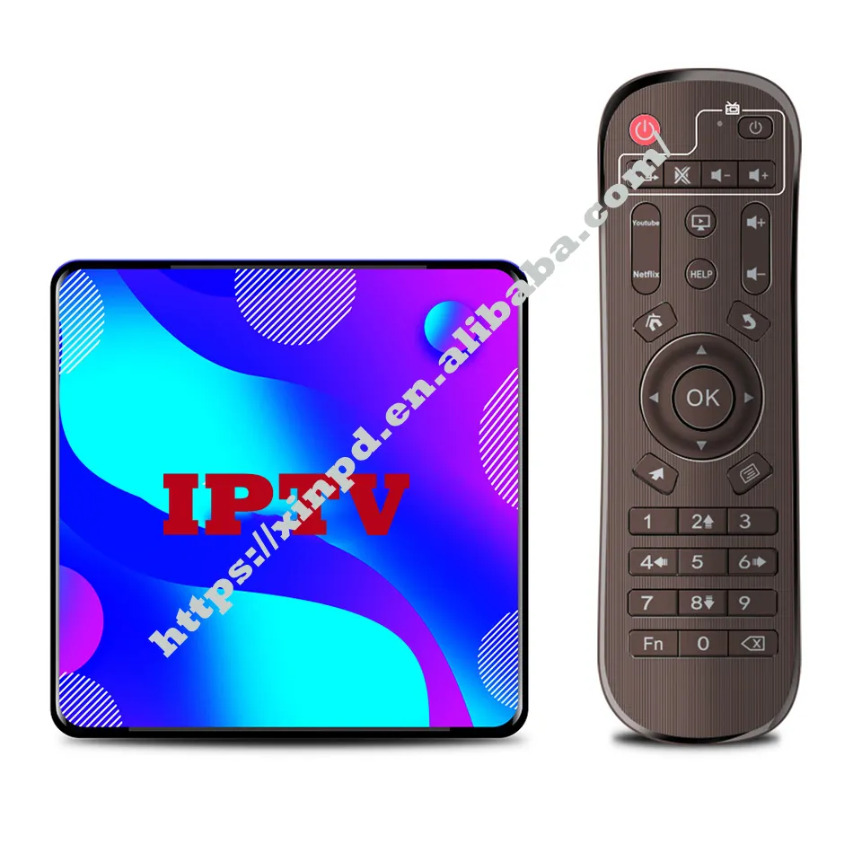 Android TV Box 12.0 avec RK3329 IPTV code M3U Suscripcion aux États-Unis Canada Pays-Bas Belgique Allemagne Pologne pour revendeur IPTV