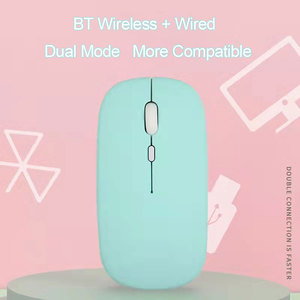 Miniteclado inalámbrico para teléfono móvil Android, teclado recargable BT y juego de Combos de ratón Klavye para Ipad IOS