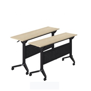热销会议会议桌设计可调式折叠桌电脑培训桌 - Product Image 1