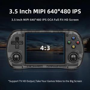 Powkiddy NEW X35H Portable Retro Hall Sensor Joystick Handheld <strong>Game</strong> Console 3.5&quot; IPS Screen <strong>640x480</strong> RK3566 Linux System - Product Image 2