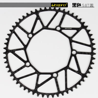 130bcd diente positivo y negativo solo chainring 58t