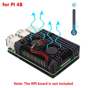 Raspberry Pi 4B Aluminium Armor Case Schutzhülle mit Kühlkörper - Product Image 6