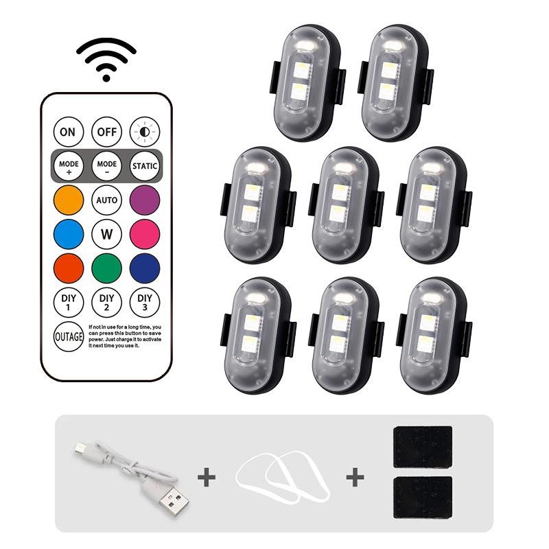 8 Lumière 1 télécommande