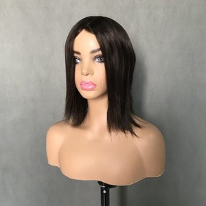 晚餐出售中国人发假发接发假发100% 女性人发假发
