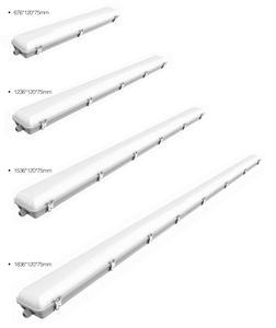IP66 <strong>LED</strong> CCT Waterproof Light <strong>LED</strong> Tri-Proof Light Double-row <strong>LED</strong> Module 2ft <strong>4ft</strong> 5ft 6ft - Product Image 2