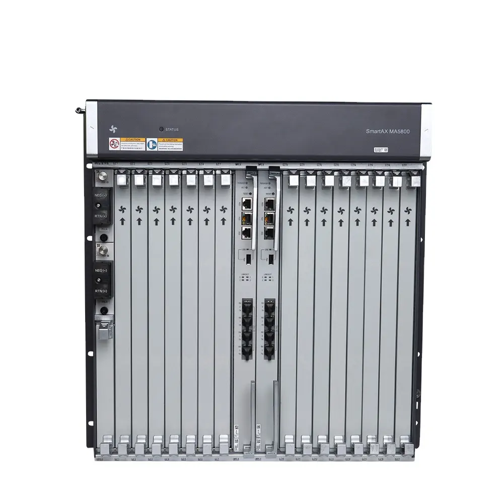 MA5800-X15 XG-PON XGS-PON Olt Mpla * 2 Pila * 2 19 Inch 15 Kaartsleuf 10ge Uplink Dc Olt Gphf/Gpuf/Cguf Servicebord MA5800-X15 Olt