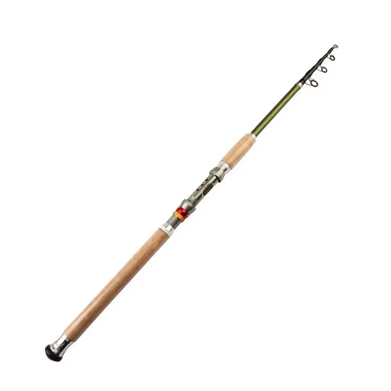 Precio de fábrica 2,1/2,4/2,7/3,0/3,6 m gran oferta caña de pescar equipo de pesca telescópico de fibra de vidrio caña de pescar en el mar