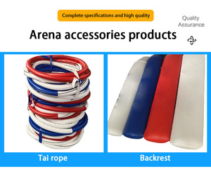 เสาแหวนมวยทรงสี่เหลี่ยมมีโครงเหล็กติดตั้งง่ายสำหรับการแข่งขัน - Product Image 6