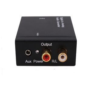 SY Audio Digital to Analog Converter DAC <strong>with</strong> 3.5mm Jack, Optical SPDIF Toslink Coaxial to Analog Stereo L/R Converter - Product Image 1