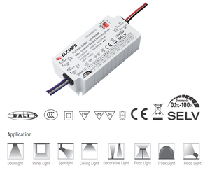 EUCHIPS 20W Plastic Wide <strong>Input</strong> Voltage 120-277V AC DALI Constant Current Dimmable <strong>Drivers</strong> Push Dim DALI 2 <strong>Led</strong> Dimming <strong>Driver</strong> - Product Image 4
