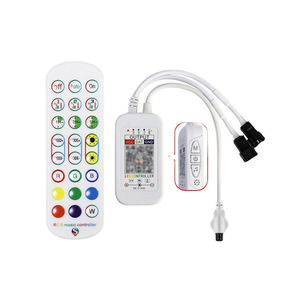 DC 5V-24V WS2811 WS2812B Пиксельная Адресуемая Светодиодная лента RGB Dream Color 24 ключа пульт дистанционного управления приложением Smart Led Controller - Product Image 4