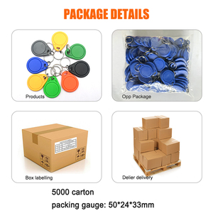 กุญแจ ABS03 RFID 125kHz สามารถเขียนซ้ำได้สำหรับการควบคุมการเข้าถึงประตู - Product Image 2