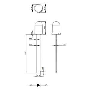 Светодиодная лампа Hinchytek, 5 мм - Product Image 2