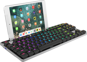 Di alta qualità 87 tasti 2.4Ghz Wireless + tastiera senza fili BT5.0 tastiera meccanica del Computer Multi dispositivi con Slot per Win/iOS/ - Product Image 2