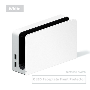 Fabrika özel Shell kılıf Nintendo anahtarı OLED konsolu ön koruyucu Faceplate TV Dock bankası kapak yedek kabuk - Product Image 6