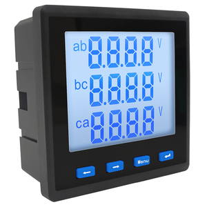 3 giai đoạn Power <span class=keywords><strong>Meter</strong></span> RS485 5A kỹ thuật số đa chức năng LCD AC hiện tại bảng điều chỉnh <span class=keywords><strong>Meter</strong></span> Ampe kế Vôn kế - Product Image 6