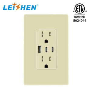 ETL ที่ระบุไว้ในมาตรฐาน PD 36W 2 * ประเภท-C และพลังงาน USB-A โดยตรง15แอมป์เต้ารับเต้าเสียบ USB ผนังสำหรับ ipone/ipadamsung/lg/htc - Product Image 5