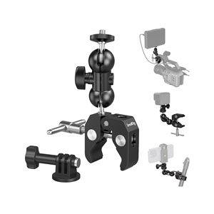 ชุดแคลมป์ยึดกล้อง SMALLRIG, แขนวิเศษหัวบอลพร้อมแคลมป์, ซุปเปอร์แคลมป์พร้อมเธรดกันลื่น, สําหรับ Gopro, เว็บแคม, กล้อง - Product Image 1