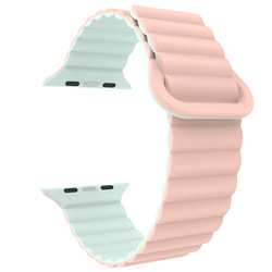 pink + light mint