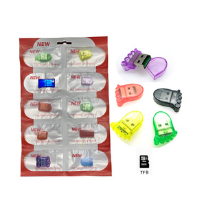 Kapak adaptörü bellek sürücüsü ile yüksek SpeedTF/SD carr okuyucu usb 2.0-ücretsiz kart okuyucu fabrika doğrudan - Product Image 1