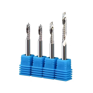 Tek kenar 6mm sol-el freze kesicisi ile 1 flüt özelleştirilebilir ODM/OEM CNC gravür kesici için PVC akrilik ahşap dilimleme - Product Image 4