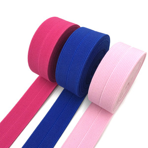 Cinta elástica de poliéster personalizada, correa elástica de gancho y lazo, cinta elástica, correa elástica - Product Image 1