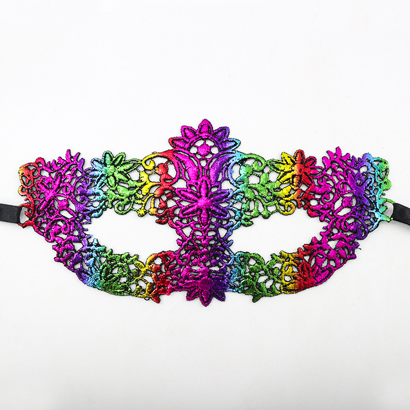 Colorful six-petal flower