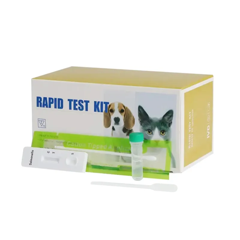 GooDoctor Factory Outlet Home Use Feline Canine Salmonella Antigen Rapid Test Kit for Dogs and Cats