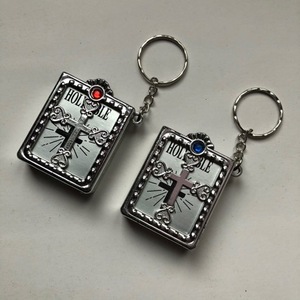 Yeni minyatür kutsal anahtarlık kolye Mini İncil anahtarlık İngilizce kutsal İncil hediye dini anahtarlık İsa çapraz anahtarlık - Product Image 2