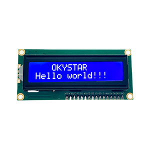 Modulo LCD1602 schermo blu 16x2 caratteri Display supporto I2C - Product Image 1