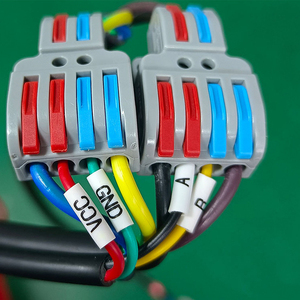 Vòng màu vàng PVC cáp đánh dấu dây số nhận dạng hệ thống dây điện ống máy in cáp điện tay áo - Product Image 2