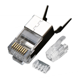 CAT7 Metal kalkan RJ45 konnektör altın kaplama 8P8C Ethernet modüler ağ fişi FTP kedi 7 FTP Ethernet konektörü - Product Image 2