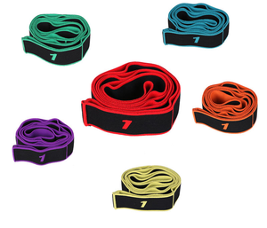 Bucle de nivel de resistencia pesada para niñas y niños para entrenamiento de baile, banda elástica de tela de poliéster para ejercicios para correas de estiramiento de Yoga - Product Image 6