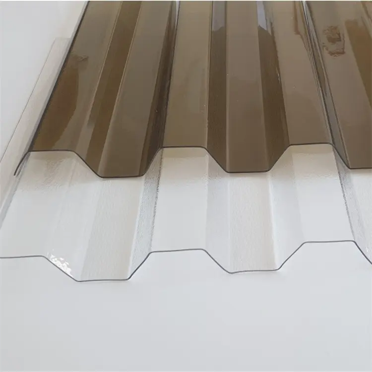 Transparente 0,8mm-2,5mm Wellblech-Dachziegel aus Polycarbonat für Baustoffe