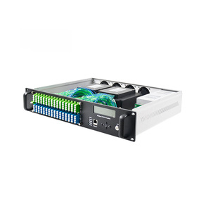 1550nm CATV PON WDM 64 porta 20dbm EDFA con LC per reti IP 4G TCP