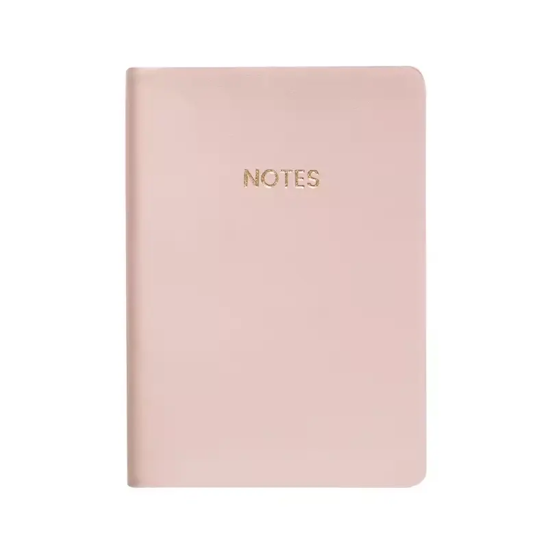 Notebook kulit Mini A6 warna Morandi, buku catatan saku penutup kulit buku catatan jurnal bergaris