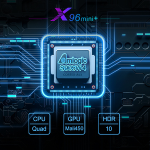 Amlogic SG 5w4 Android 9 4K HD IPTVชุดกล่องด้านบนX96 Mini Plus 2GB 16GB 5G WIFIสมาร์ทAndroid OTTกล่องทีวีX96mini - Product Image 6