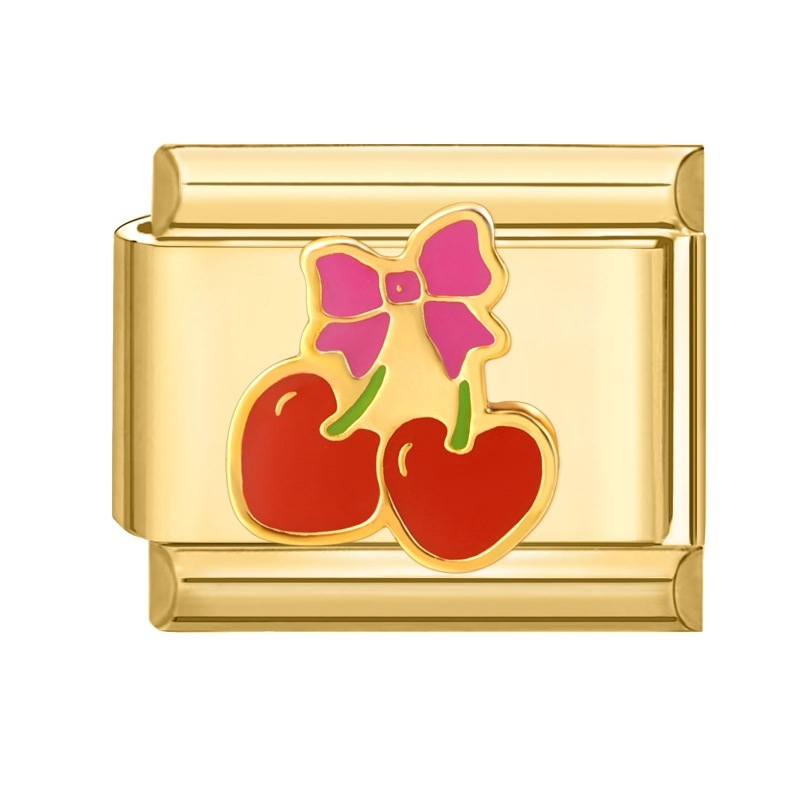 Cherry on gold