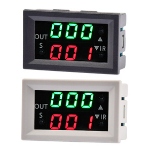 Modulo relè temporizzatore con doppio Display a LED DC 12V T2401-N relè temporizzatore digitale ciclo Timer interruttore modulo di controllo uscita passiva - Product Image 1