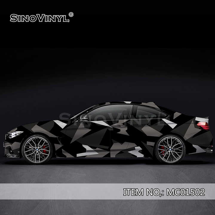 Super Air Release Channels 5x65FT Impressão Camuflagem Car Wrapping Vinil Auto Adesivo Rolls