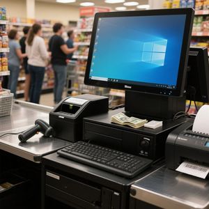 Liverdol 15 inch <span class=keywords><strong>Windows</strong></span> POS hệ thống máy với màn hình cảm ứng, Máy in nhiệt và Android tiền mặt đăng ký tùy chọn cho nhà hàng - Product Image 4