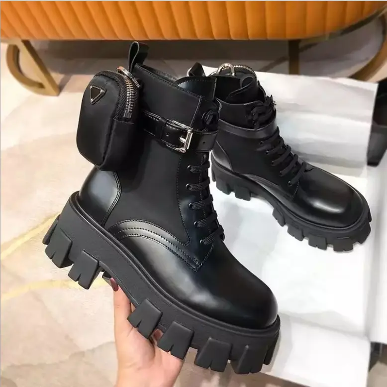 Nuovo inverno di stile della piattaforma col tacco alto motocross boot inverno della caviglia delle donne stivali