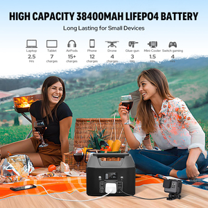 太阳能系统发电站122.8Wh 38400mah 220v太阳能移动电池Lifepo4 150w迷你发电机 - Product Image 5