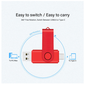 Otg anahtar Usb Flash sürücü 32gb 64gb Flash bellek 16 Gb akıllı telefonlar için 2 in 1 Cle Usb 2.0 Pendrive - Product Image 3