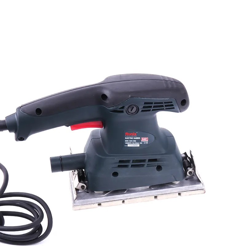 Ronix Modelo 6401 Handheld Portátil Mini Máquina de Lixar Piso de Madeira Drywall Lixadeira Elétrica 13000RPM 300W