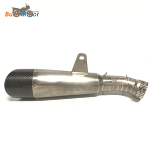 Orta boru susturucu BMW R dokuz T kayma-on titanyum susturucu bağlantı borusu R9T R Line egzoz hattı üzerinde kayma Fit stok başlıkları - Product Image 3