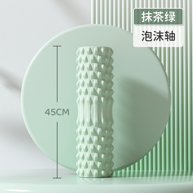 Tige en mousse à pointes vert matcha-45 cm