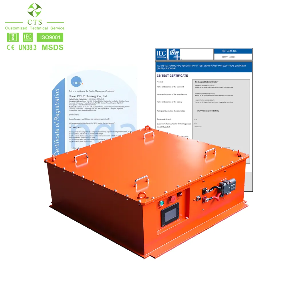 48V 600Ah veicoli guidati automatizzati AGV batteria al litio LiFePO4 fornitore di batterie di alimentazione