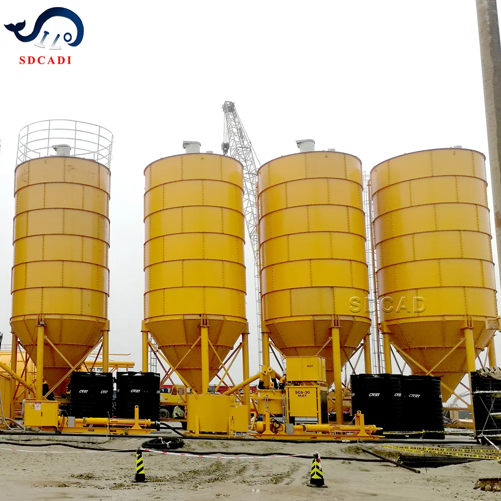 Marque SDCADI certification CE & ISO poubelle à faible coût modulaire petit silo/colonne/réservoir/trémie de ciment en acier à vendre