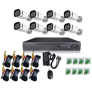 4CH/8CH 2MP 1080P HD AHD XVR kiti kızılötesi gece görüş geniş açı Bullet kamera CCTV izleme sistemi kapalı açık kullanım - Product Image 1